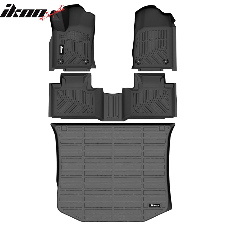 2011-2022 Jeep Grand Cherokee WK 3D Molded Floor Mats + Trunk Mat TPE