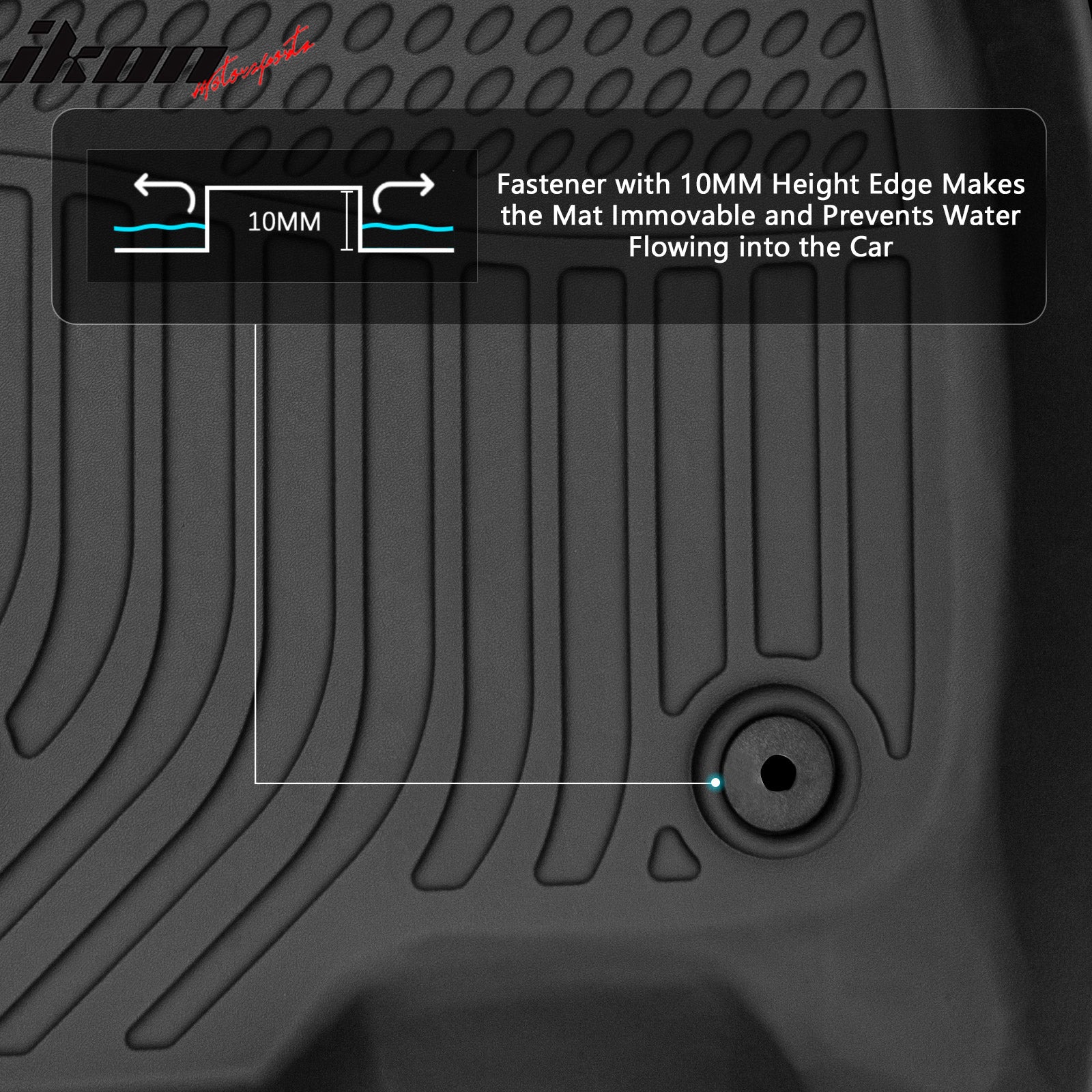 Fits 11-22 Jeep Grand Cherokee WK 3D All Weather Floor Mats TPE Carpet Trunk Mat