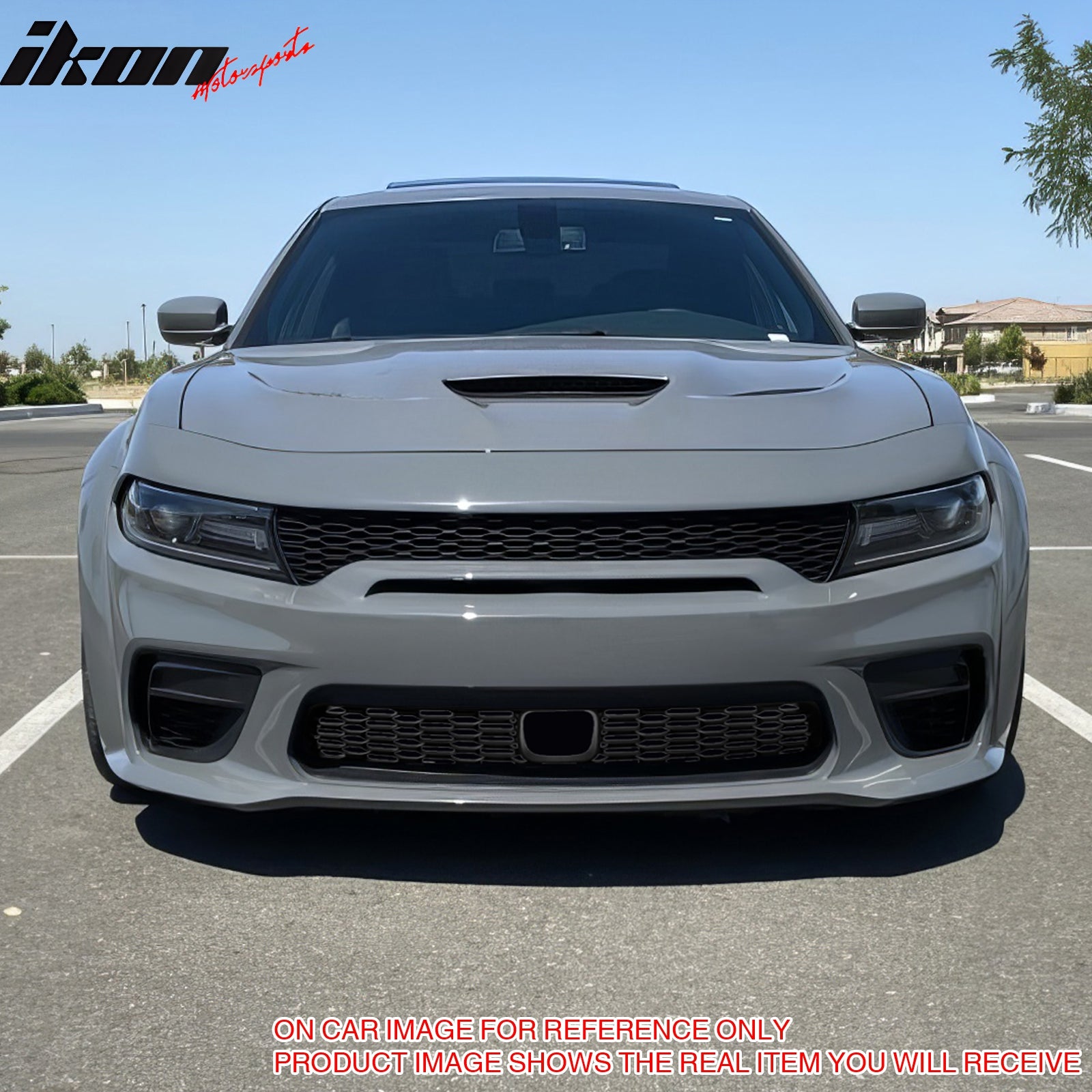 Fits 15-23 Dodge Charger Front Rear Bumper Conversion with Side Skirts/Diffuser