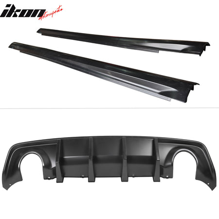 Fits 15-23 Dodge Charger Front Rear Bumper Conversion with Side Skirts/Diffuser