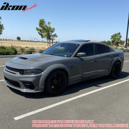 Fits 15-23 Dodge Charger Front Rear Bumper Conversion w/ Side Skirt/Fender Flare