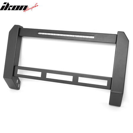 Fits 09-14 Ford F-150 Bull Bar Front Brush Push Bumper Grille Guard W/LED Light