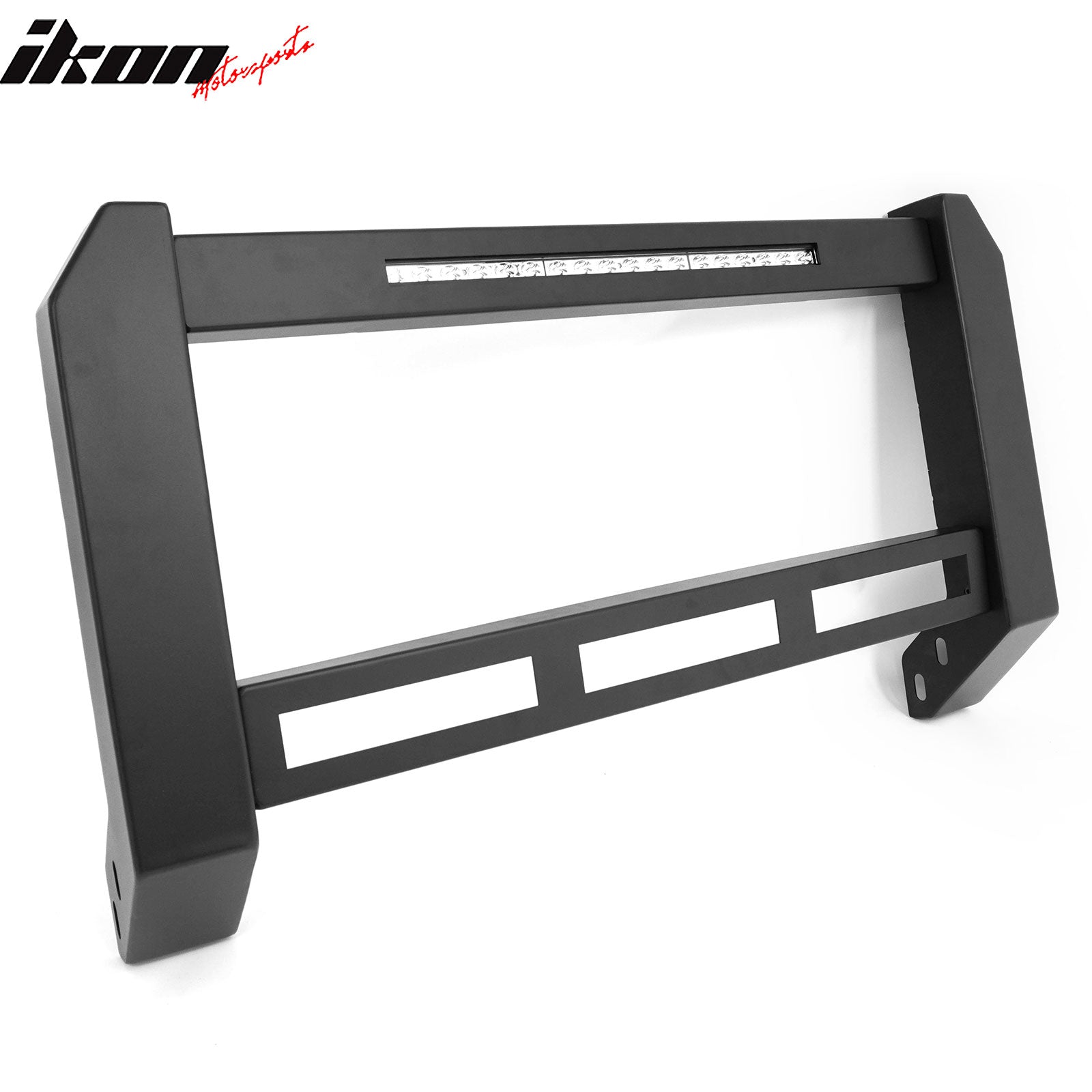 Fits 09-14 Ford F-150 Bull Bar Front Brush Push Bumper Grille Guard W/LED Light