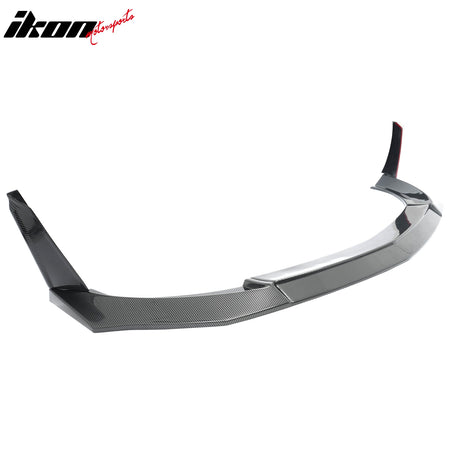 Fits 23-26 Nissan Z VRS Front Bumper Lip Spoiler W/ Winglet Carbon Fiber Print