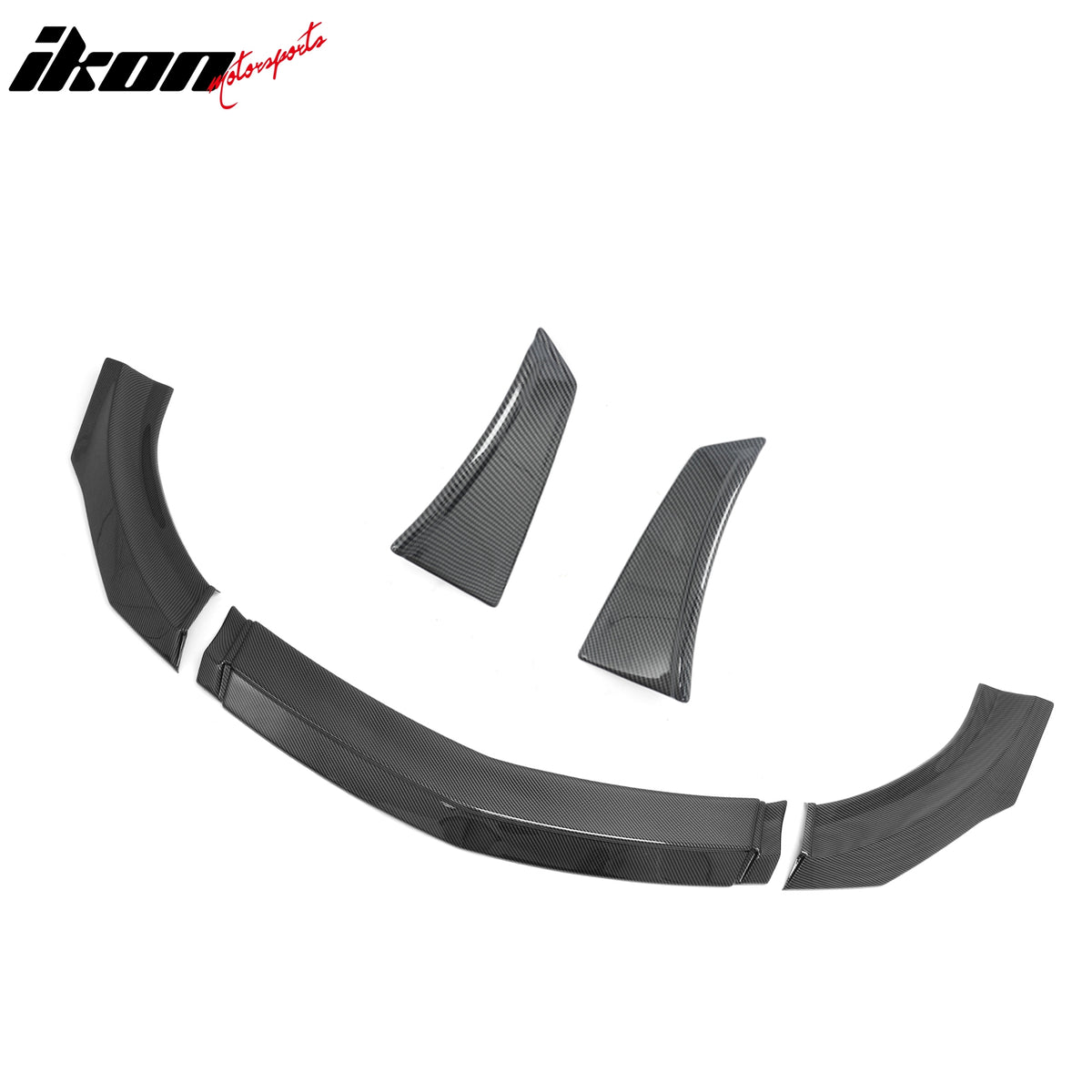 Fits 23-26 Nissan Z VRS Front Bumper Lip Spoiler W/ Winglet Carbon Fiber Print