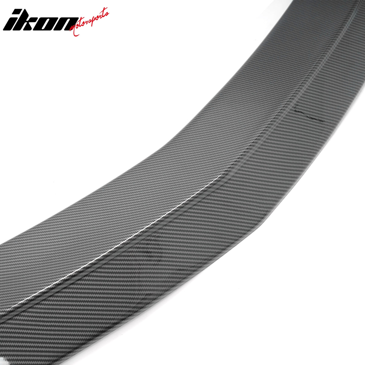 Fits 23-26 Nissan Z VRS Front Bumper Lip Spoiler W/ Winglet Carbon Fiber Print