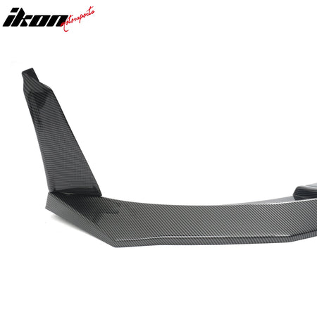 Fits 23-26 Nissan Z VRS Front Bumper Lip Spoiler W/ Winglet Carbon Fiber Print