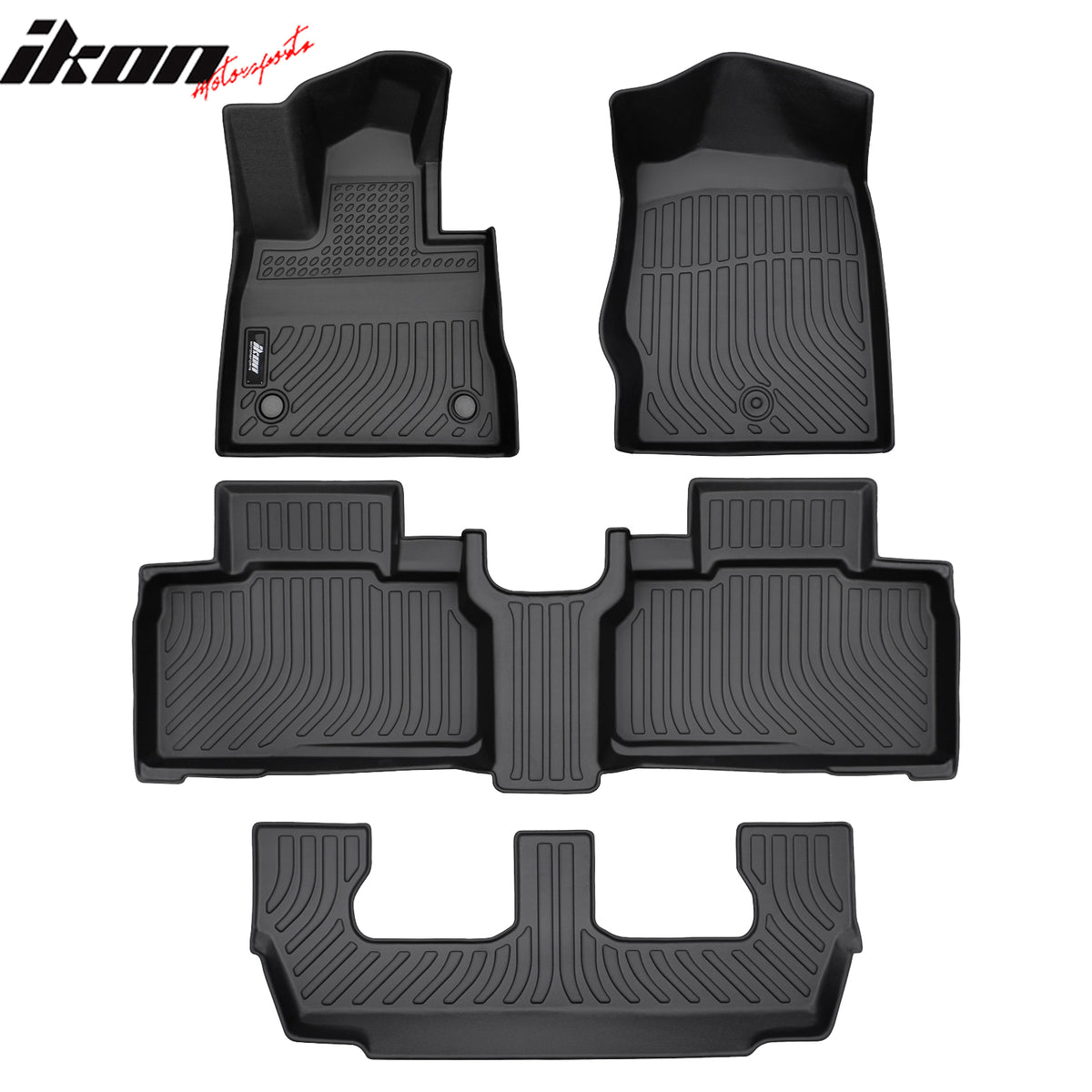 Fits 20-21 Ford Explorer 7 Seats TPE Floor Mats Liner+ Trunk Mat w/ Backrest Mat