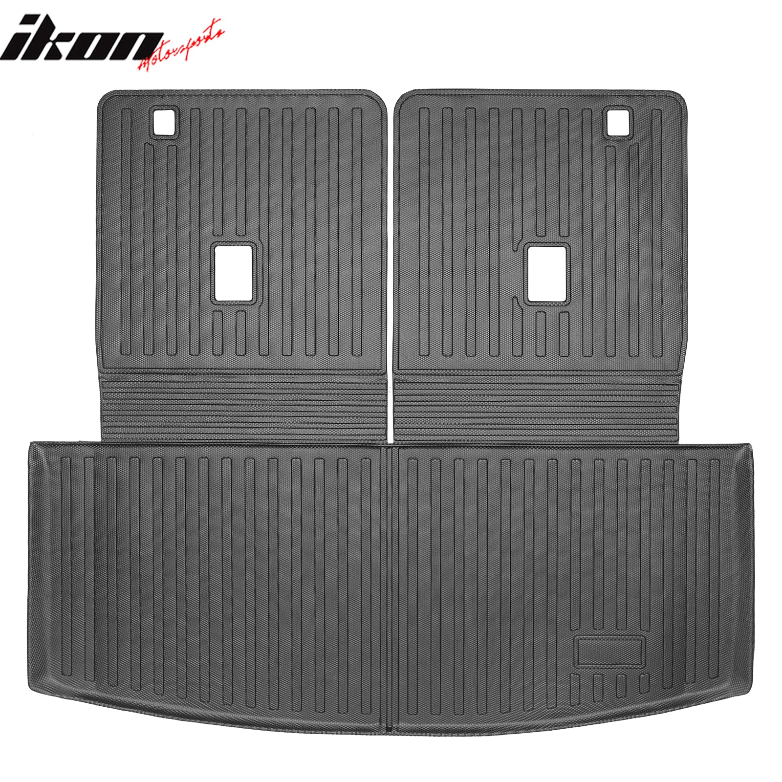 Fits 20-21 Ford Explorer 7 Seats TPE Floor Mats Liner+ Trunk Mat w/ Backrest Mat