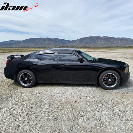 Fits 06-10 Dodge Charger RWD TPE Floor + Trunk + Backrest Mats + Window Visors
