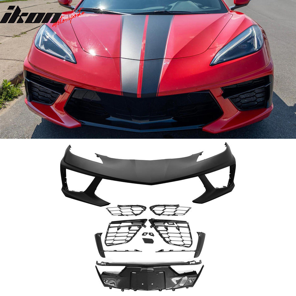2020-2026 Chevrolet Corvette C8 Z51 Stingray OE Style PP Front Bumper Cover