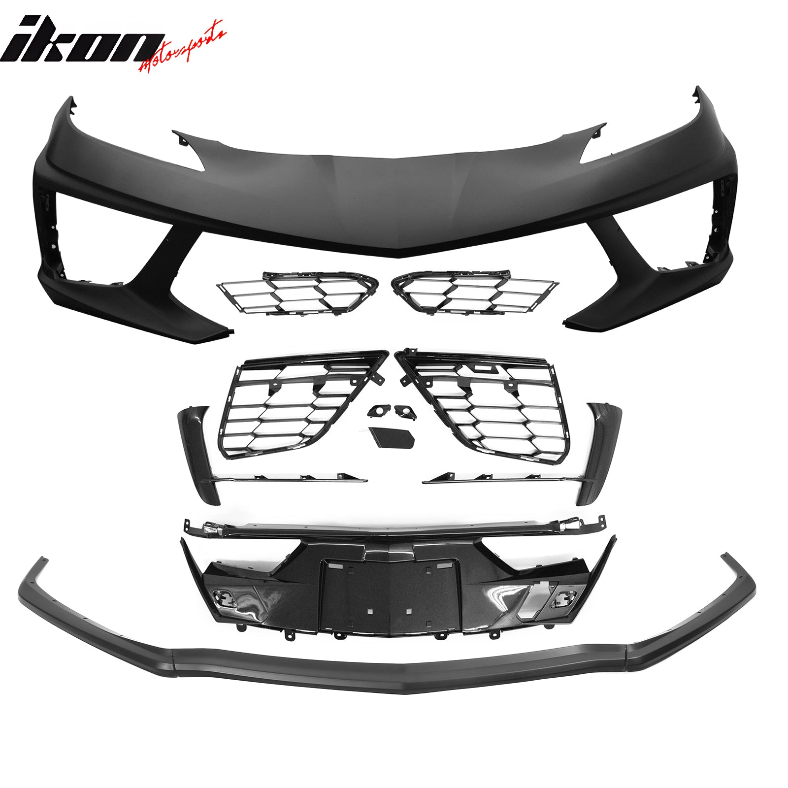 For 20-26 Corvette Stingray Front Bumper Cover OE Style PP Conversion W/ Z51 Lip