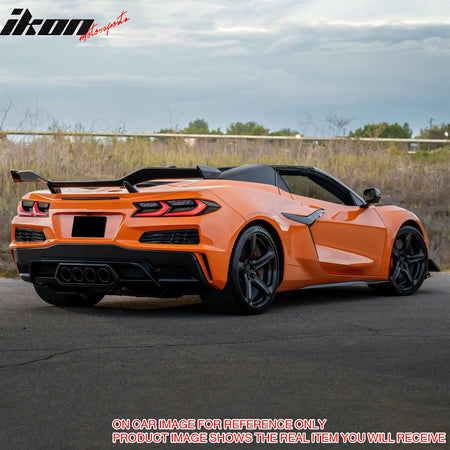 For 23-27 Corvette C8 E-Ray Z06 ZR1 Z07 Dry Carbon Fiber Trunk Spoiler Brackets
