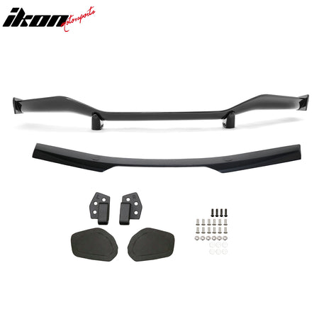 Fits 20-26 Corvette C8 Z07 Dry Carbon Fiber Trunk Spoiler + Panel +Mount Bracket