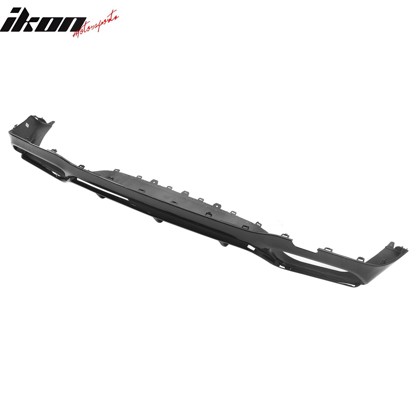 For 17-23 Benz E-Class E300 E400 E63 Style Gloss Black Rear Diffuser Exhaust Tip