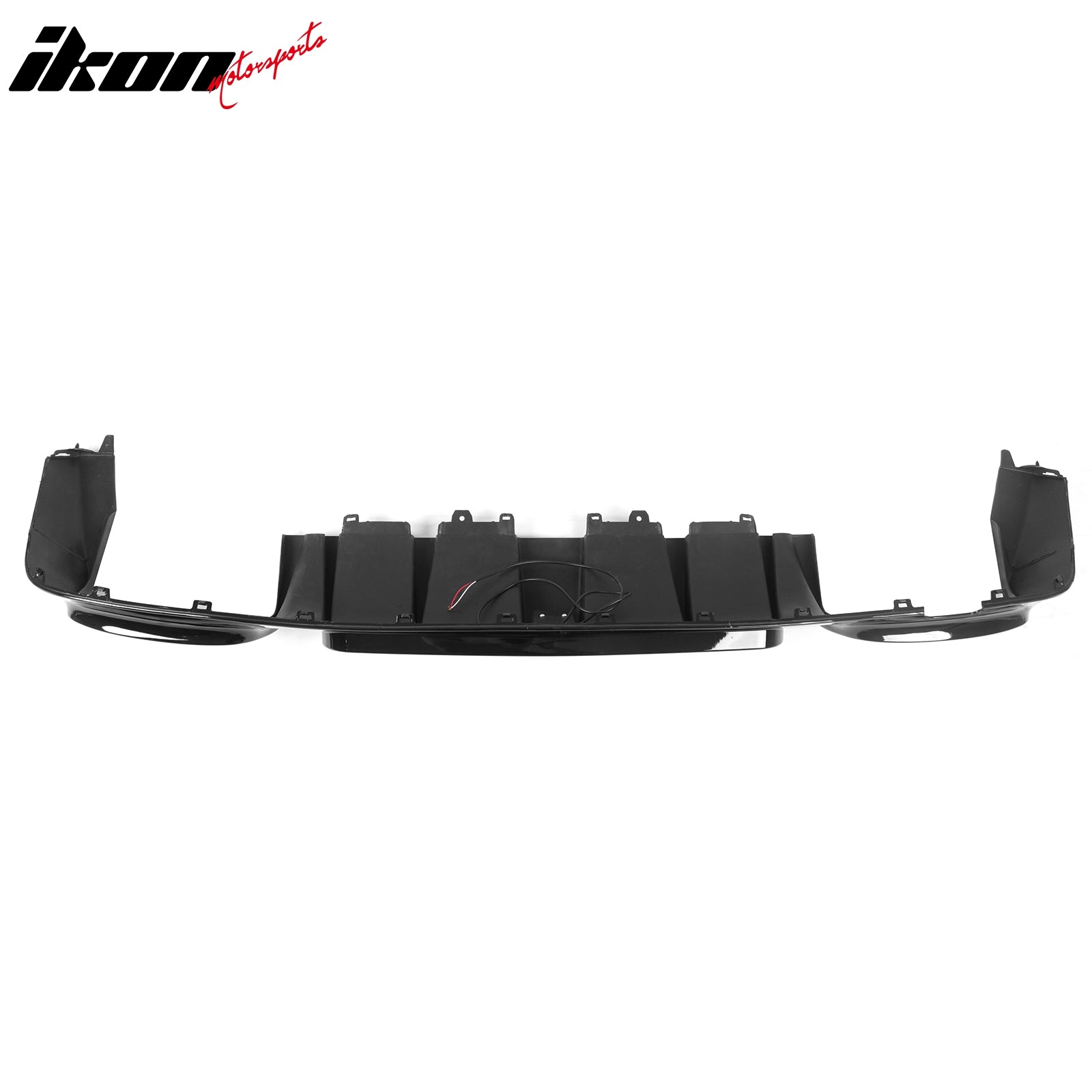 Fits 17-23 Benz E-Class E300 E400 Brabus Gloss Black Rear Diffuser Exhaust Tip
