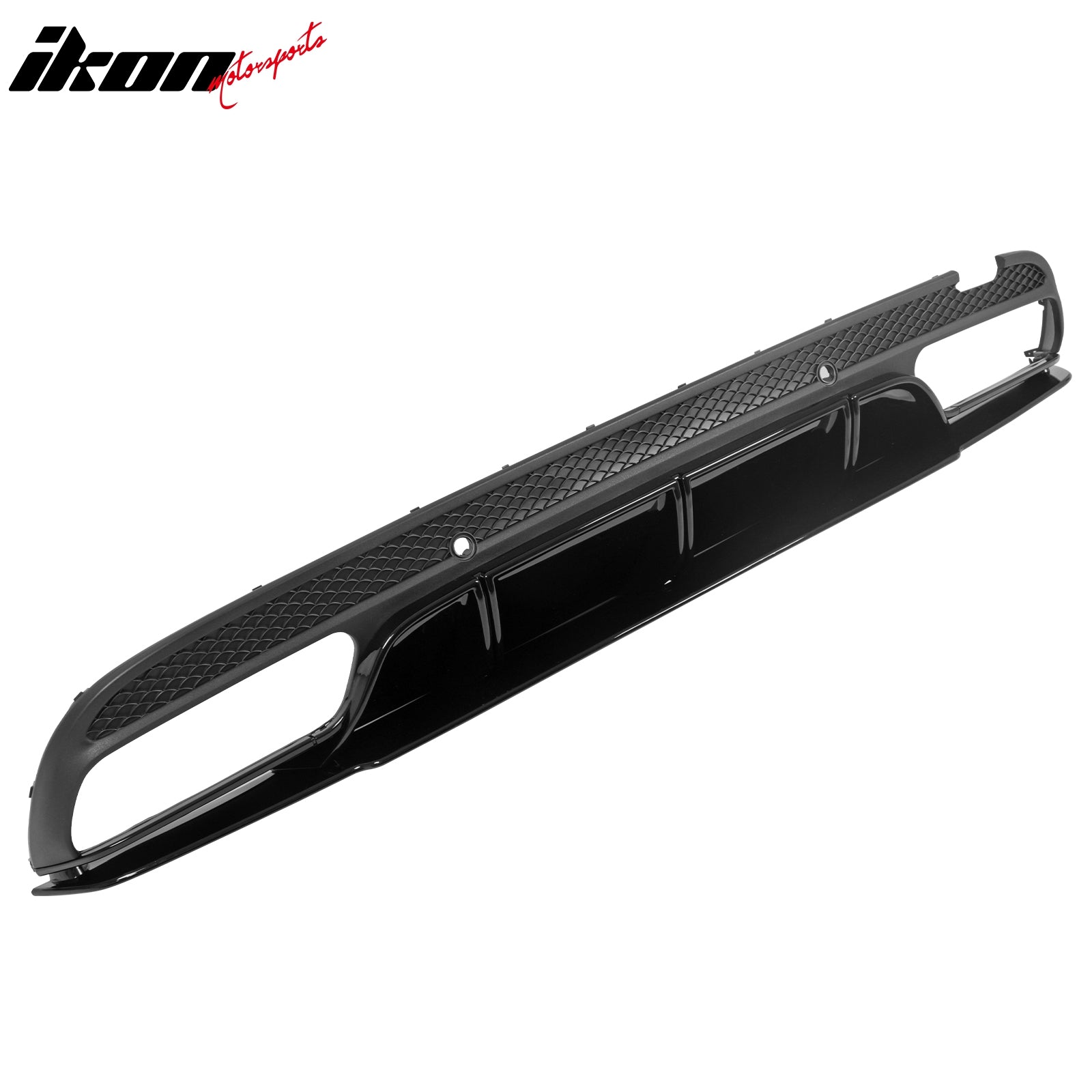 Fits 15-21 Benz C-Class C300 C400 C63 Edition1 Style Rear Diffuser + Exhaust Tip