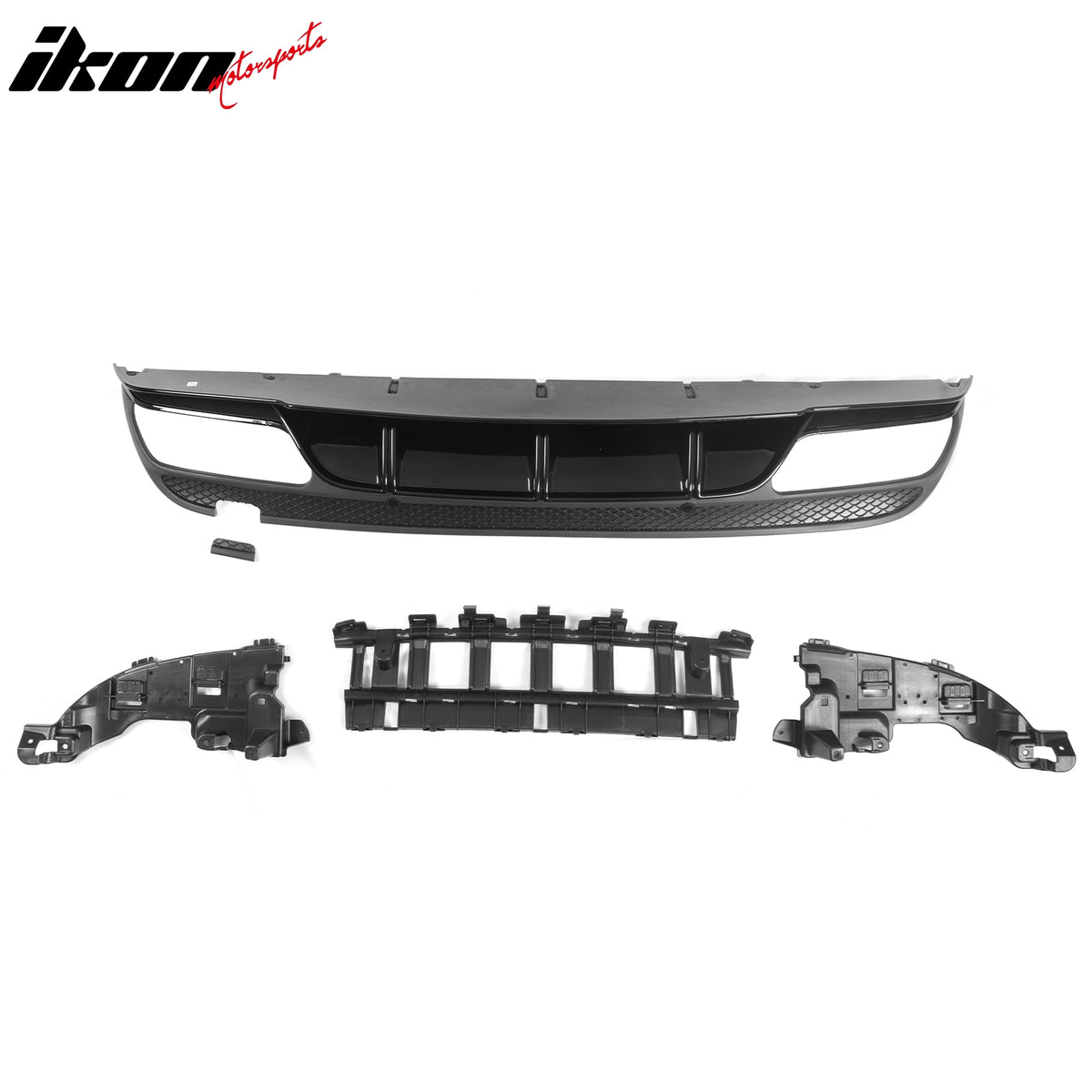 Fits 15-21 Benz C-Class C300 C400 C63 Edition1 Style Rear Diffuser + Exhaust Tip