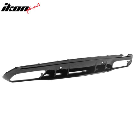 Fits 15-21 Benz C-Class C300 C400 2019 Facelift C63 Rear Diffuser + Exhaust Tip
