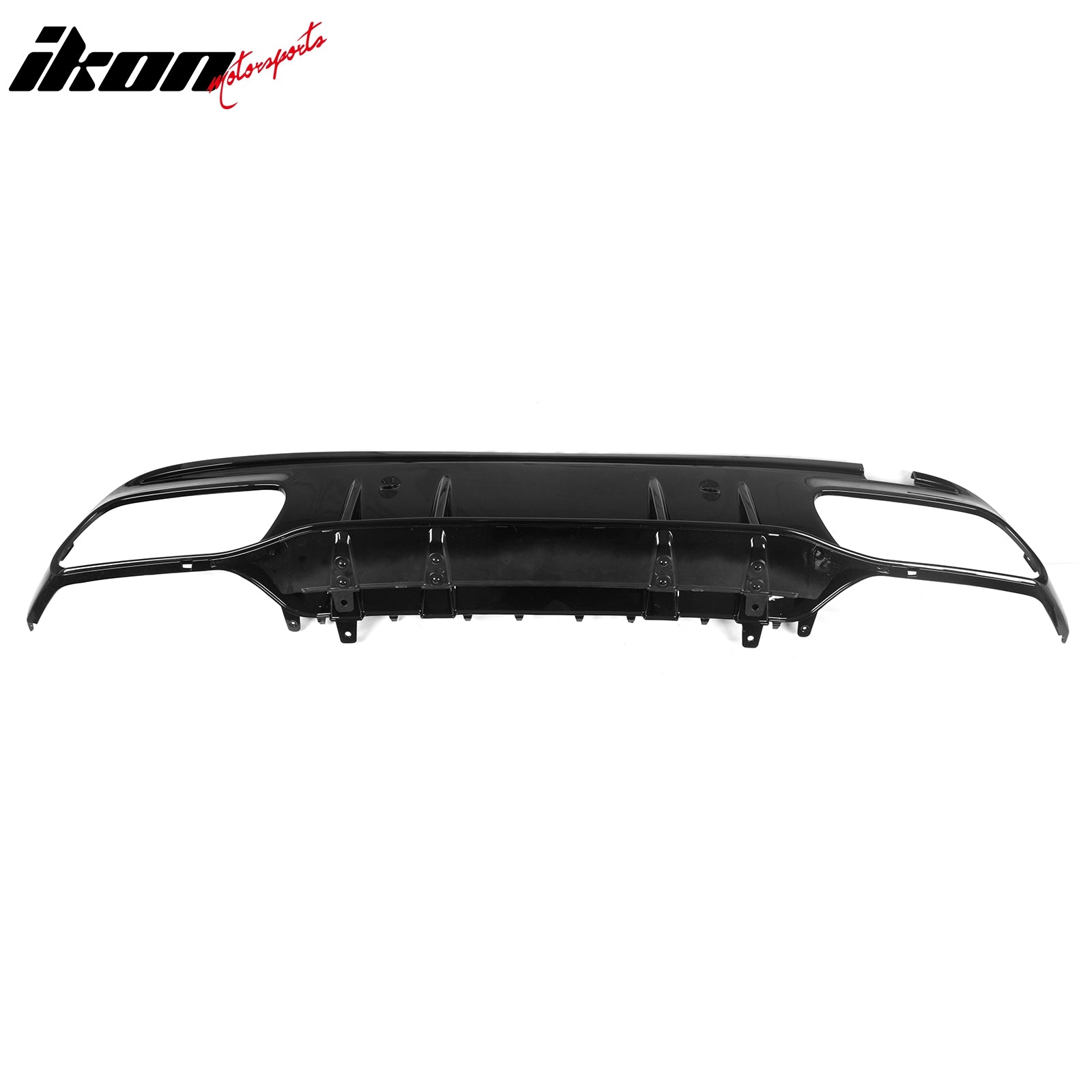 Fits 15-21 Benz C-Class C300 C400 2019 Facelift C63 Rear Diffuser + Exhaust Tip