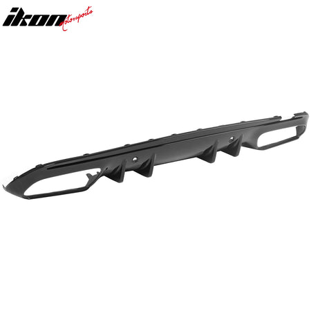 Fits 15-21 Benz C-Class C300 C400 2019 Facelift C43 Rear Diffuser + Exhaust Tip
