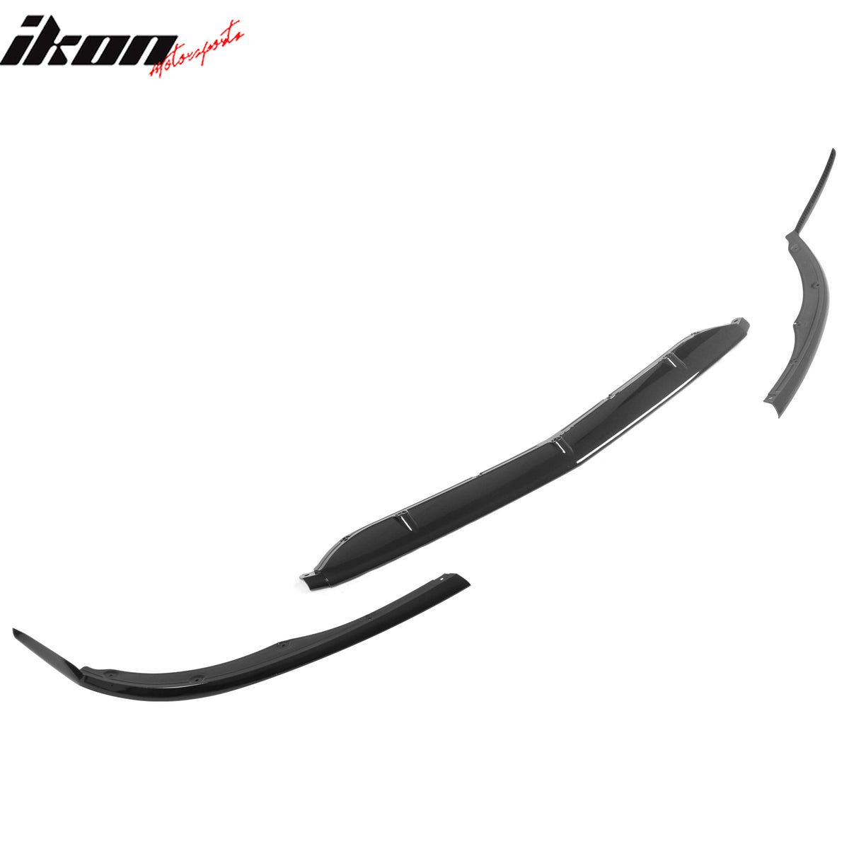 For 15–21 Benz C-Class 19+ C63 Front Bumper Cover Kit W/ Chrome Trim Grille +Lip