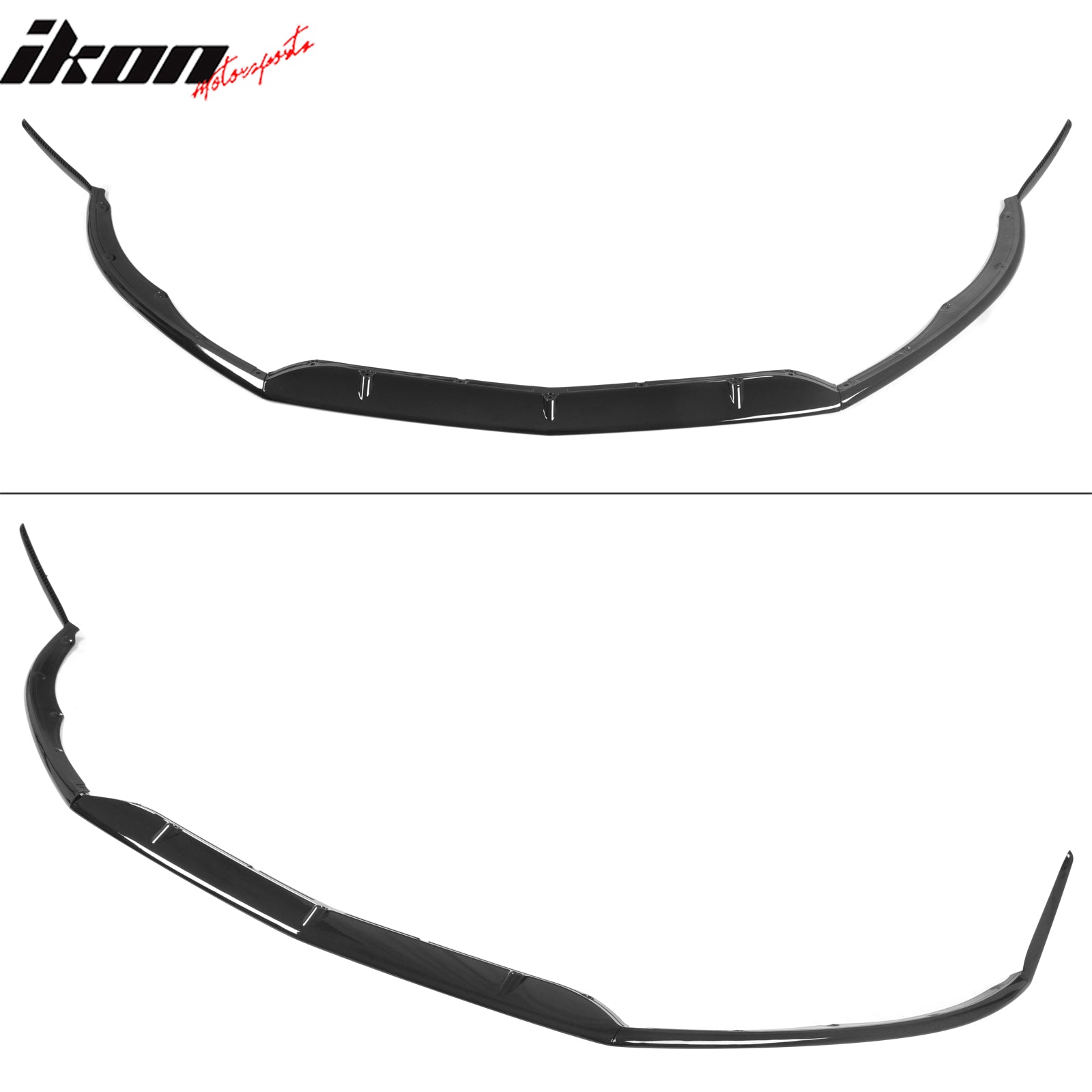 For 15–21 Benz C-Class 19+ C63 Front Bumper Cover Kit W/ Gloss Black Grille +Lip