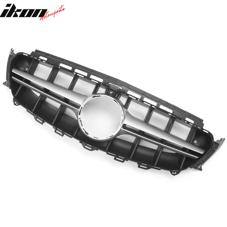 Fits 17-20 Benz E-Class W213 E63 Style PP Front Bumper Conversion W/Upper Grille