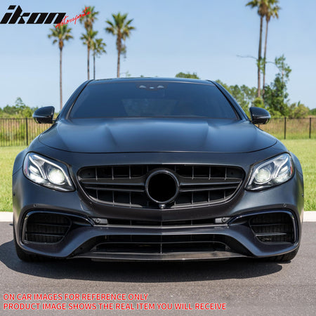 Fits 17-20 Benz E-Class W213 PP Front Bumper Conversion W/Grille W/Gloss Trim