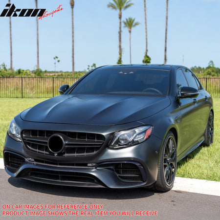 Fits 17-20 Benz E-Class W213 PP Front Bumper Conversion W/Grille W/Gloss Trim