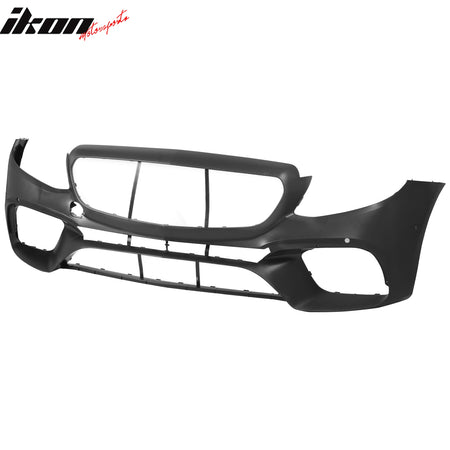 Fits 17-20 Benz E-Class W213 PP Front Bumper Conversion W/Grille W/Gloss Trim