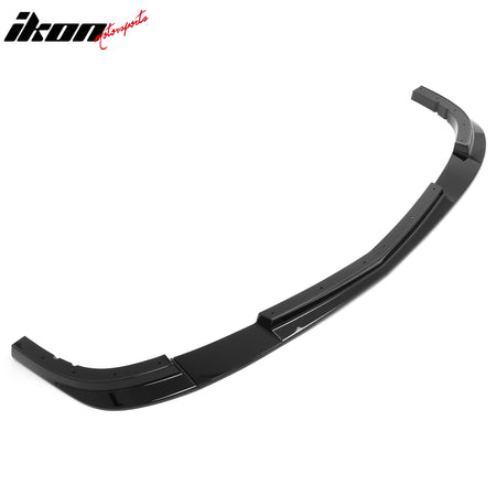 Fits 05-13 Corvette Front Bumper Cover Z06 Conversion +Foglight +Gloss Black Lip