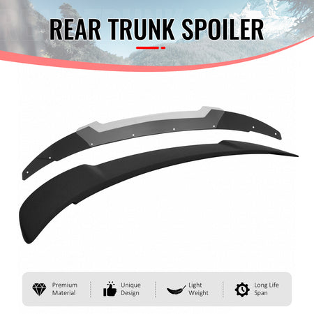 Fits 11-23 Dodge Charger SRT Style Trunk Spoiler Venom V2 Wickerbill Gurney Flap