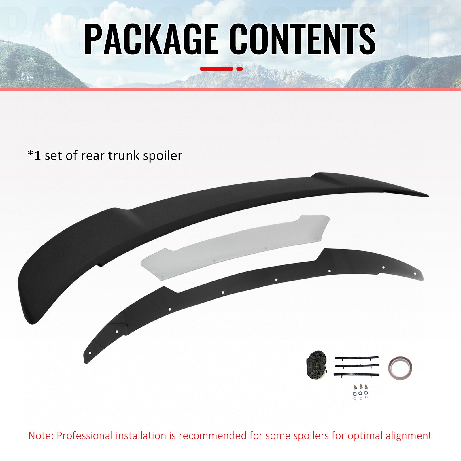 Fits 11-23 Dodge Charger SRT Style Trunk Spoiler Venom V2 Wickerbill Gurney Flap