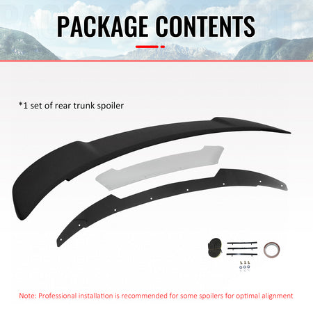 Fits 11-23 Dodge Charger SRT Style Trunk Spoiler Venom V2 Wickerbill Gurney Flap