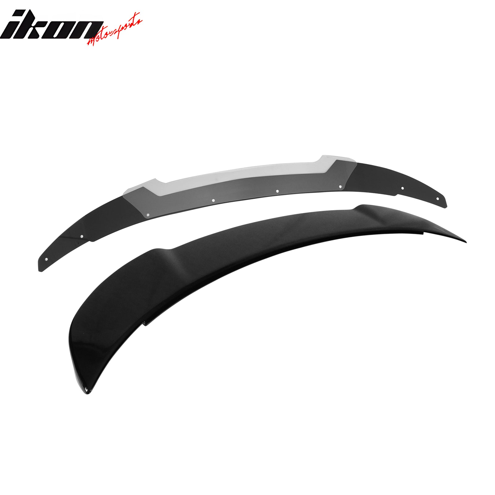Fits 11-23 Charger SRT Gloss Black Trunk Spoiler Venom V2 Wickerbill Gurney Flap