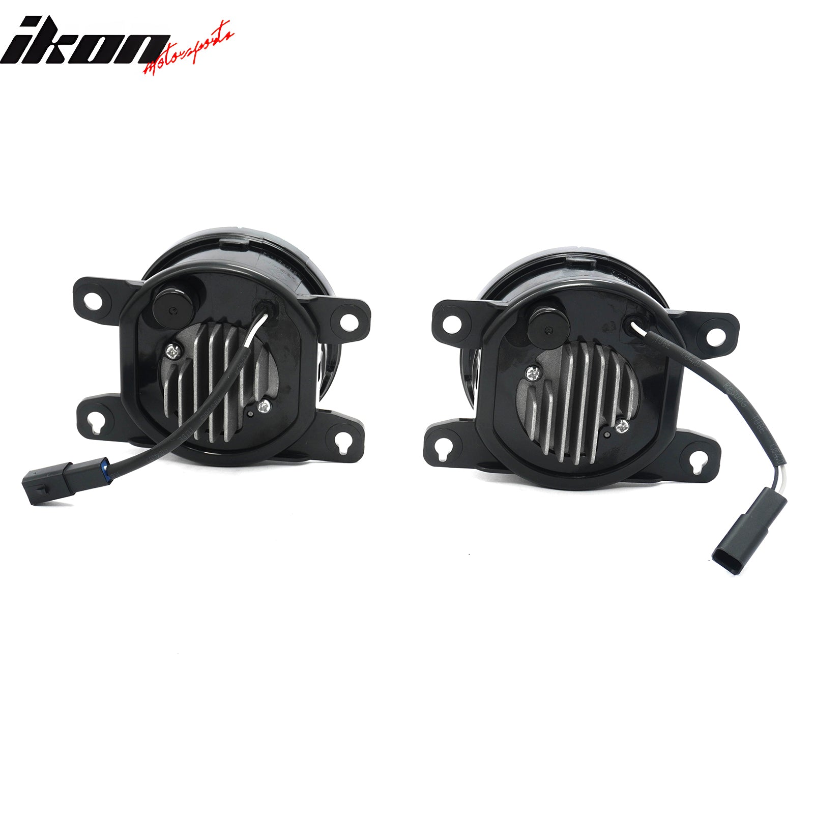 Fits 22-24 Honda Civic OE Style Fog Light Bezels w/ JDM Foglights Blue Len Lamps