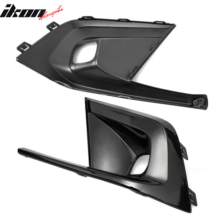 Fits 22-24 Honda Civic OE Style Fog Light Bezels w/ JDM Foglights Yellow Len LED