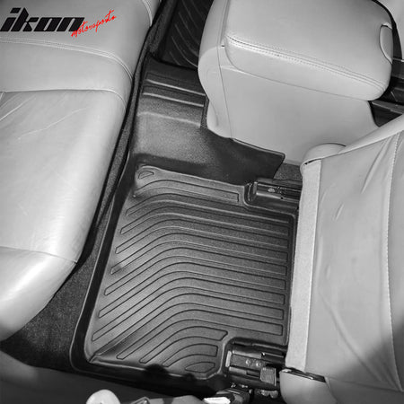 Fits 08-12 Honda Accord Sedan TPE All Weather Waterproof 3D Floor + Trunk Mats