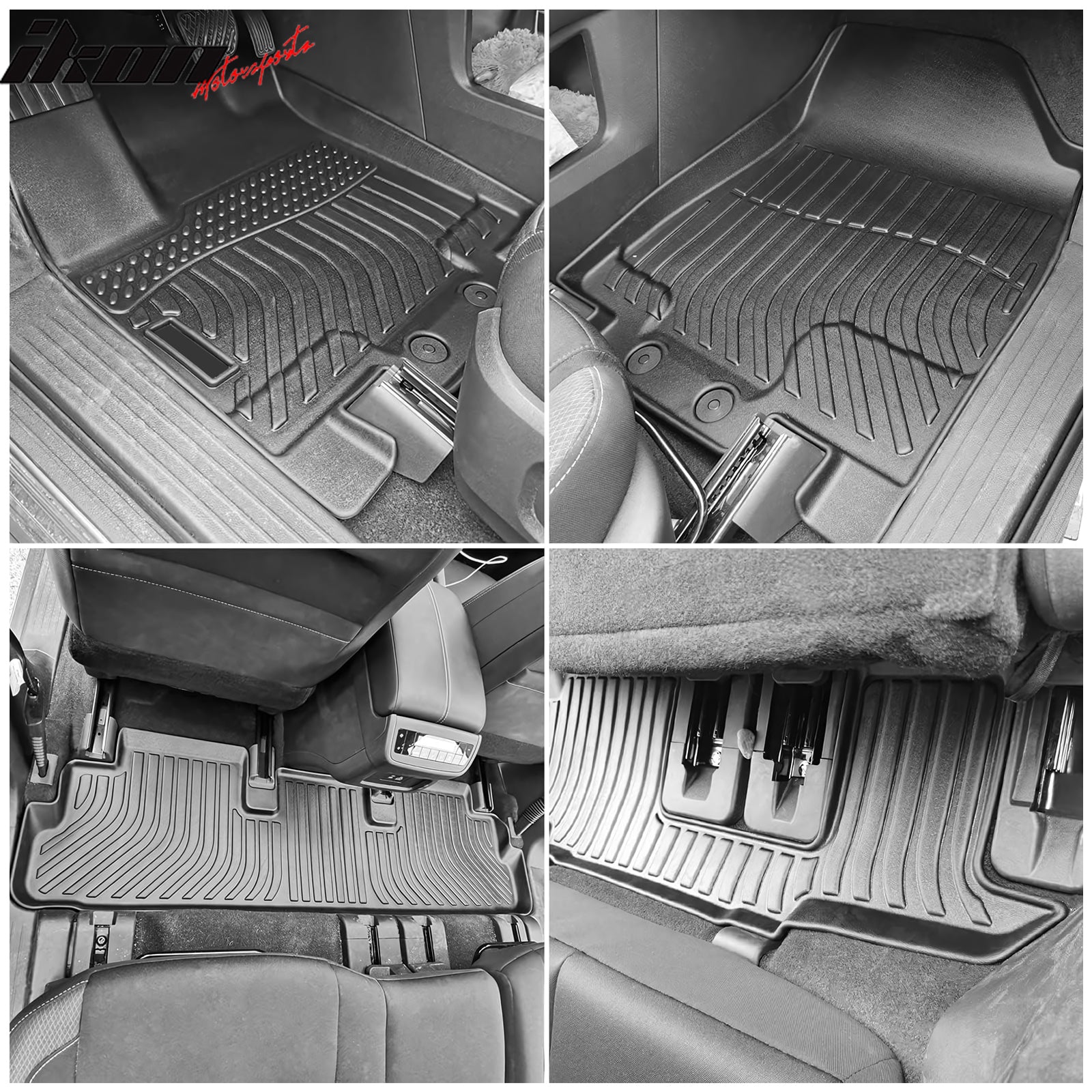 Fits 22-26 INFINITI QX60 7 Seats TPE Waterproof 3D Backrest + Floor + Trunk Mats