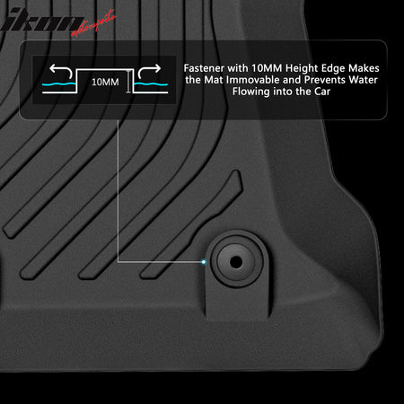 Fits 17-23 Subaru Impreza Hatchback Crosstrek TPE Backrest + Floor + Trunk Mats