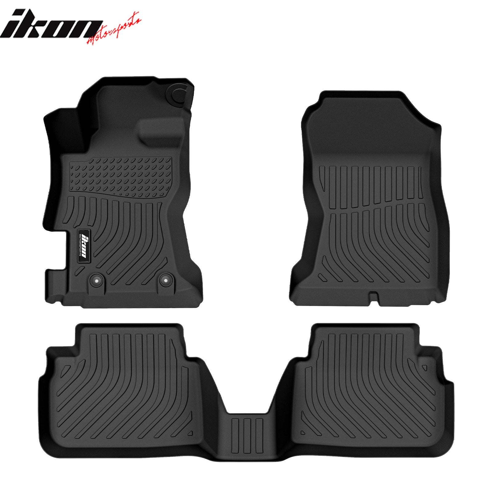 Fits 17-23 Subaru Impreza Hatchback Crosstrek TPE Backrest + Floor + Trunk Mats