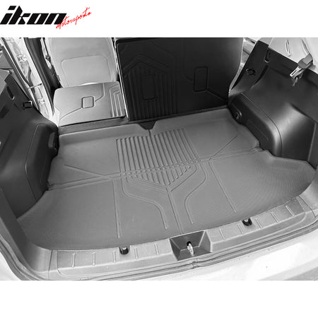 Fits 17-23 Subaru Impreza Hatchback Crosstrek TPE Backrest + Floor + Trunk Mats