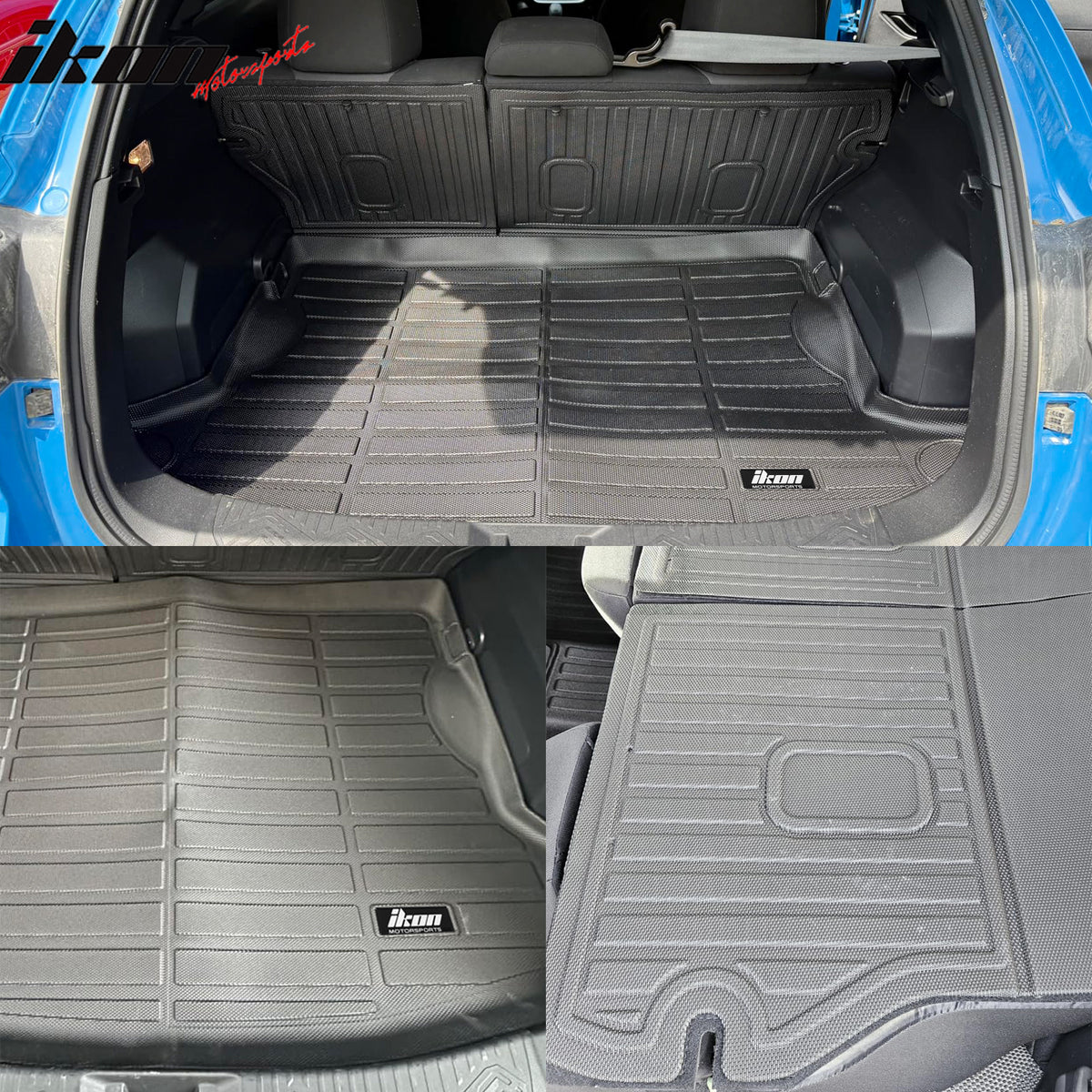 Fits 24-26 Subaru Crosstrek TPE All Weather Waterproof 3D Backrest + Trunk Mats