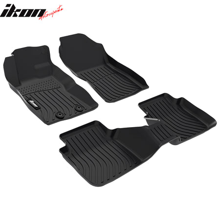 Fits 24-26 Subaru Crosstrek TPE All Weather 3D Backrest + Floor + Trunk Mats
