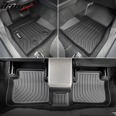 Fits 24-26 Subaru Crosstrek TPE All Weather 3D Backrest + Floor + Trunk Mats