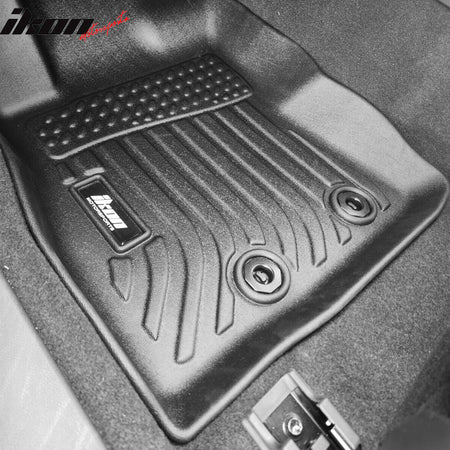 Fits 24-26 Subaru Crosstrek TPE All Weather 3D Backrest + Floor + Trunk Mats