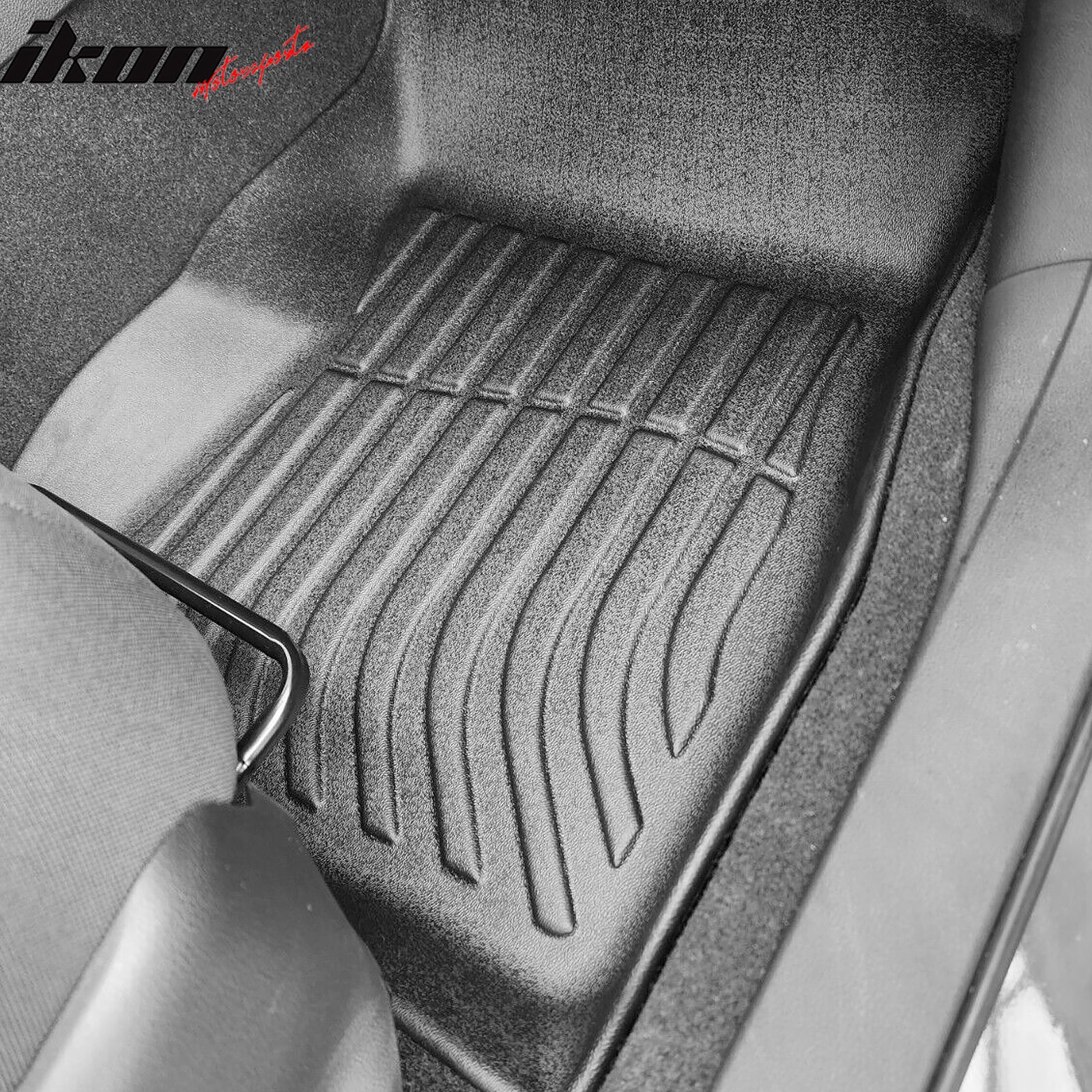 Fits 24-26 Subaru Crosstrek TPE All Weather 3D Backrest + Floor + Trunk Mats