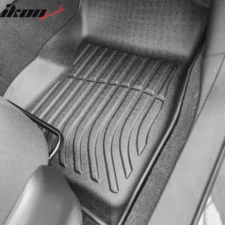 Fits 24-26 Subaru Crosstrek TPE All Weather 3D Backrest + Floor + Trunk Mats