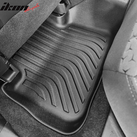 Fits 24-26 Subaru Crosstrek TPE All Weather 3D Backrest + Floor + Trunk Mats